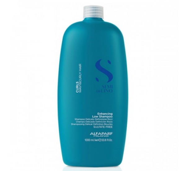ХИДРАТИРАЩ ШАМПОАН ЗА ИЗРАЗИТЕЛНИ КЪДРИЦИ ALFAPARF SEMI DI LINO CURLS ENHANCING LOW SHAMPOO 1000ML